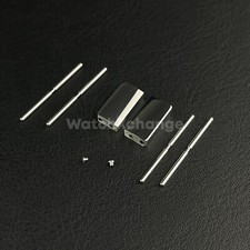 Silver 13mm Watch End Links For Patek Philippe Nautilus 5711 5712 5980