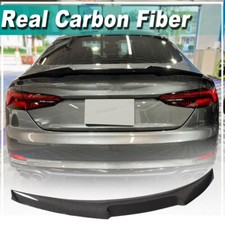 Fit For Audi A5 Sline S5 4-door 2017-2024 Rea Carbon Rear Spoiler Trunk Wing Lip