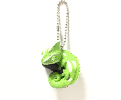 Japan Exclusive Kaiyodo Qualia Chameleon Lizard Keychain Animal Figure B