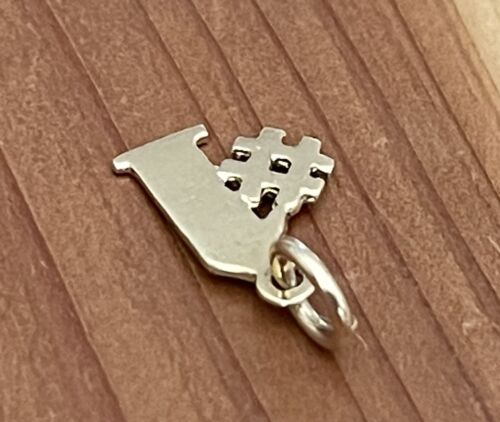 Wunderschöner 14K Gelbgold #1 Charm Halskette Anhänger Gewicht 0,58 Gramm. - Bild 8 von 9