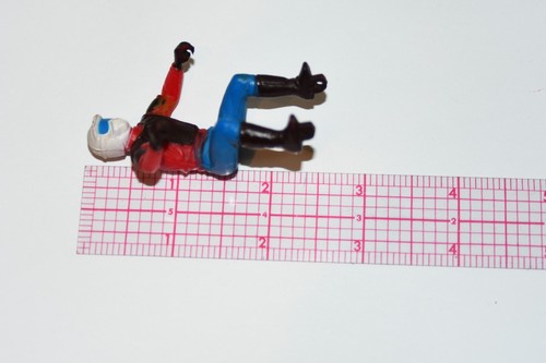 Motocross Hill-Hopper Tootsietoy Vintage 1985 Moto Sporca Moto Uomo Rider - Foto 2 di 6
