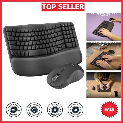 Wave Keys MK670 Wireless Keyboard & Signature M550 L Mouse - Orders from Comfort