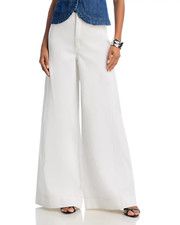 Women Cinq A Sept Carol Straight Wide Leg Jeans Long Pants