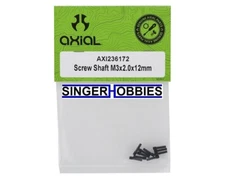 Axial AXI236172 CAPRA/SCX10 III/SCX10 PRO 3x2.0x12mm Screw Shaft (10) HH