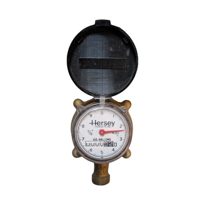 #ad Hersey Model 430 5 8quot; Bronze Water Meter Brass $139.74