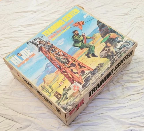 1973 Vintage Hasbro GI Joe TRAINING CENTER Box JC Penney Mail Order Rough 7495
