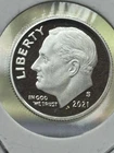 2021 S Roosevelt Dime Gem DCam Proof 99.9% Silver