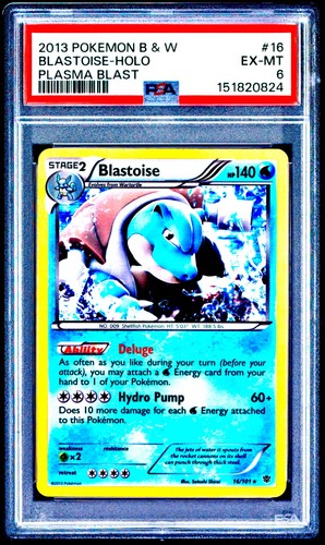 Blastoise graded PSA 6 for sale on eBay