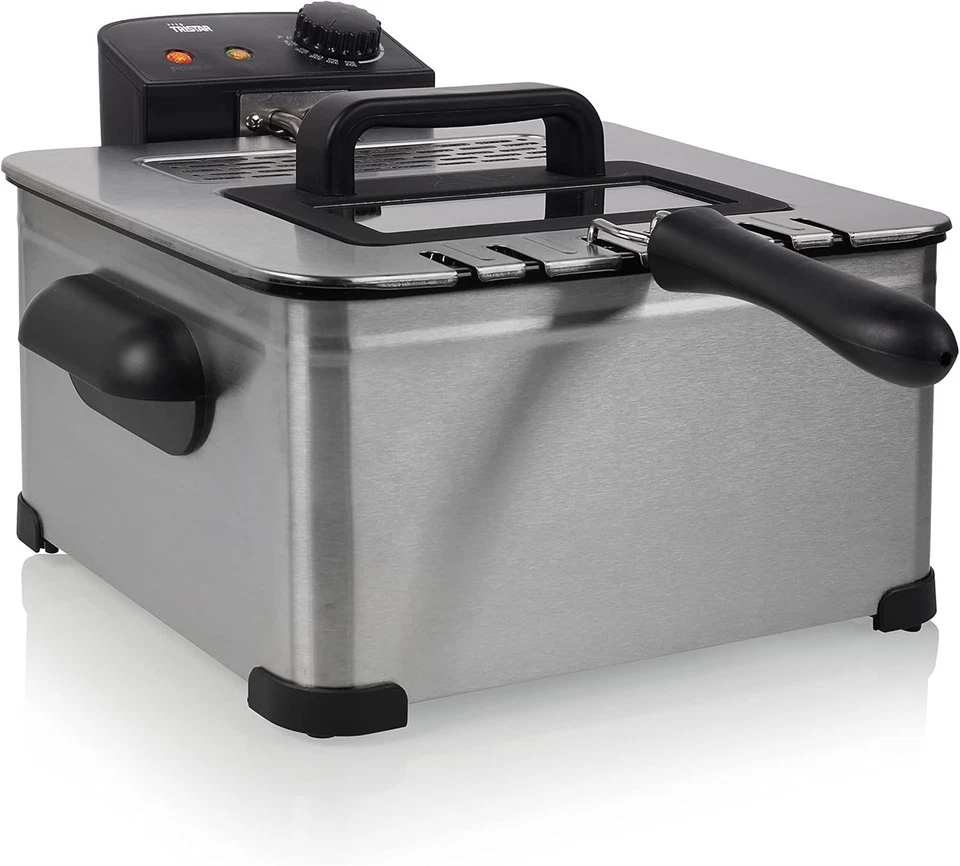 TRISTAR FR-6949 FRIGGITRICE AD OLIO 5 LITRI IN ACCIAIO INOSSIDABILE 2000 WATT