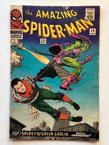 Spider-Man #39 1966 John Romita, Sr. artwork starts