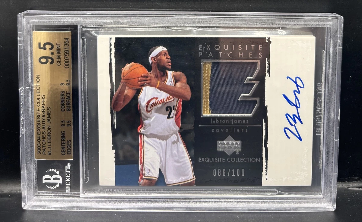 LeBron James Grade 9.5 Basketball Autographed Sports Trading Cards