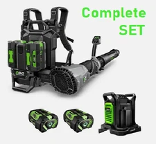 Ego Commercial Backpack Blower Kit 800 Cfm With 2X 6Ah Battery and 560W Charger