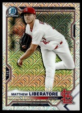 2021 Bowman Chrome Prospects Mojo Matthew Liberatore St. Louis Cardinals