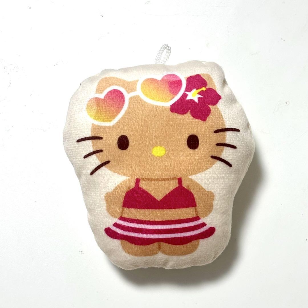 Hello Kitty Swimsuit Keychain with Suntan Design