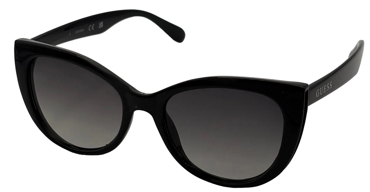 NWT Guess GU00202-01B Black Cat Eye 54mm Sunglasses GUESS Men main image 2