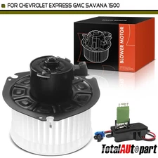 HVAC Blower Motor & Resistor Kit for Chevy Express Kodiak GMC Savana 1500 Front