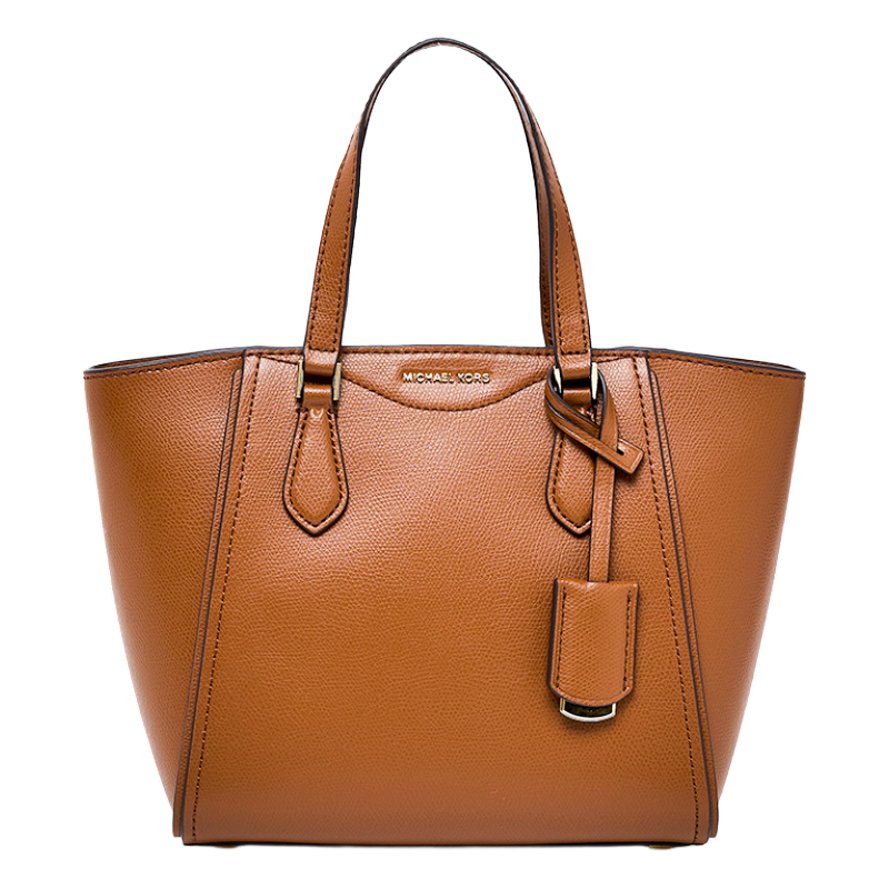 Michael Kors Taryn Leather Small Tote Bag Brown
