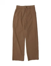 HOLLISTER Womens High Waist Straight Chino Trousers Small W26 L28 Grey BX11