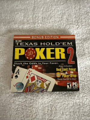 No Limit Texas Hold'em 3D Poker 2: Bonus Edition (PC, 2006)