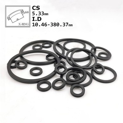 NBR X-Ring Quad Ring CS 5.33mm Dichtung Dichtungen 4 Lips Better Than O-Ring
