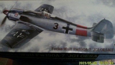 Hasegawa 52060 Focke Wulf Fw190A-7 JG1 Oesau    1:72