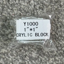 Close To My Heart 1 X 1 Acrylic Block Y1000 Stamping Brand New Sealed