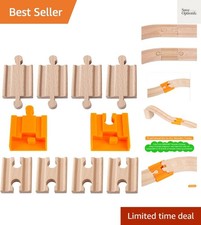 Enhance Your Train Play: 8 Wooden Track Adapters for Thomas  Chuggington Sets