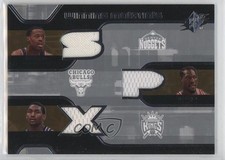 2007 SPx Winning Materials Triple Ben Wallace Metta World Peace Ron Artest 0qr0
