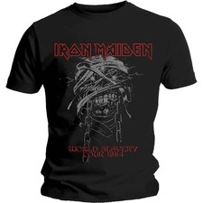 Image of Iron Maiden World Slavery 1984 Tour Official Unisex T-Shirt