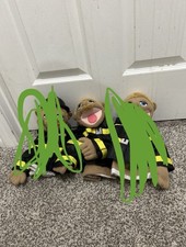 1 Mellisa  Dug Firefighter Puppet NO HAT