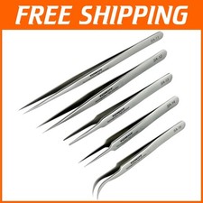 Precision Curved Tweezers for Electronics