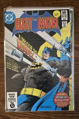 Batman #343 (DC Comics January 1982)