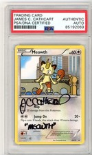 First Ever Signed James Carter Cathcart Meowth BW35 Promo Regular on eBay