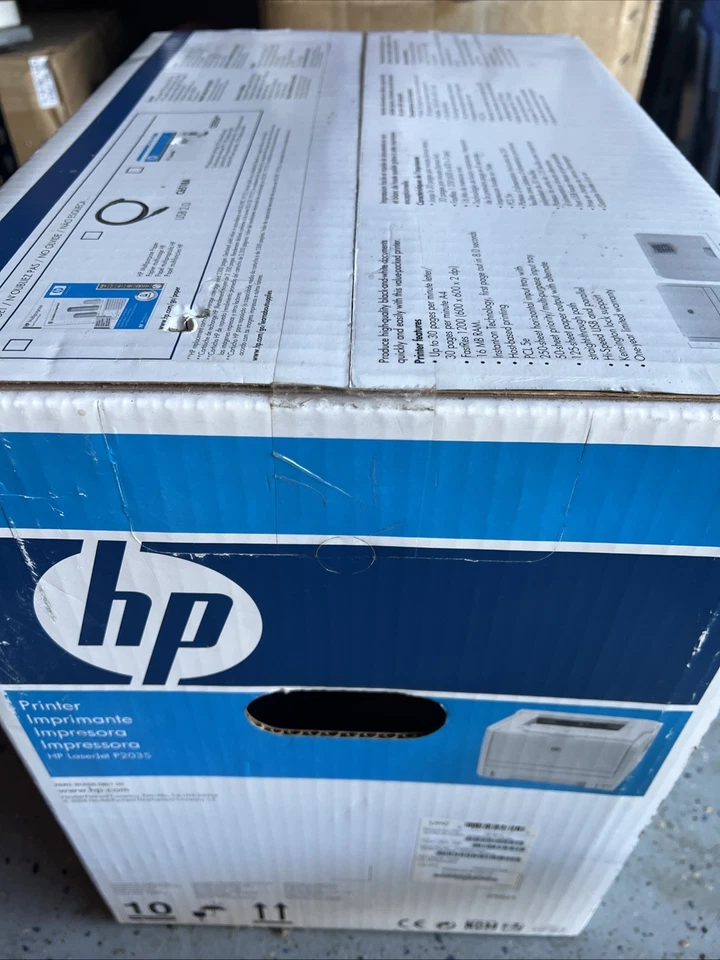 Brand New Sealed HP LaserJet P2035 Laser Printer CE461A w/toner - Image 3 of 4