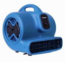 XPOWER P-800 3/4 HP Air Mover 3 Speed Commercial Carpet Dryer Floor Fan Blower