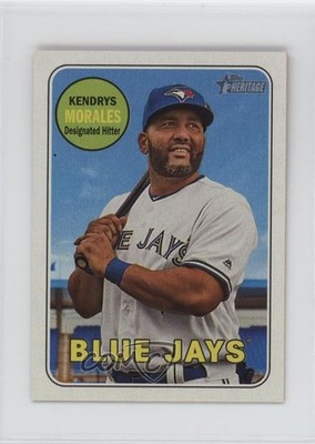 2018 Topps Heritage Mini 61/100 Kendrys Morales #124 02qo