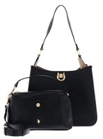 U.S. Polo Assn. Jones Hobo With Extra Bag Schultertasche Tasche Black Schwarz