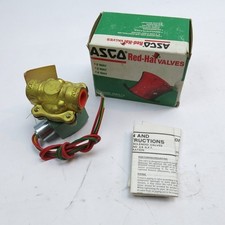 Asco Red Hat Valve 8210G2E 1/2" Solenoid Valve 120VAC 120/60 Flow Control Valve