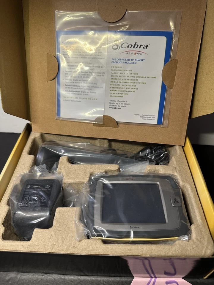 Vintage Cobra (Nav One 2100) Portable Mobile Navigation System (NOS) - Image 2 of 4