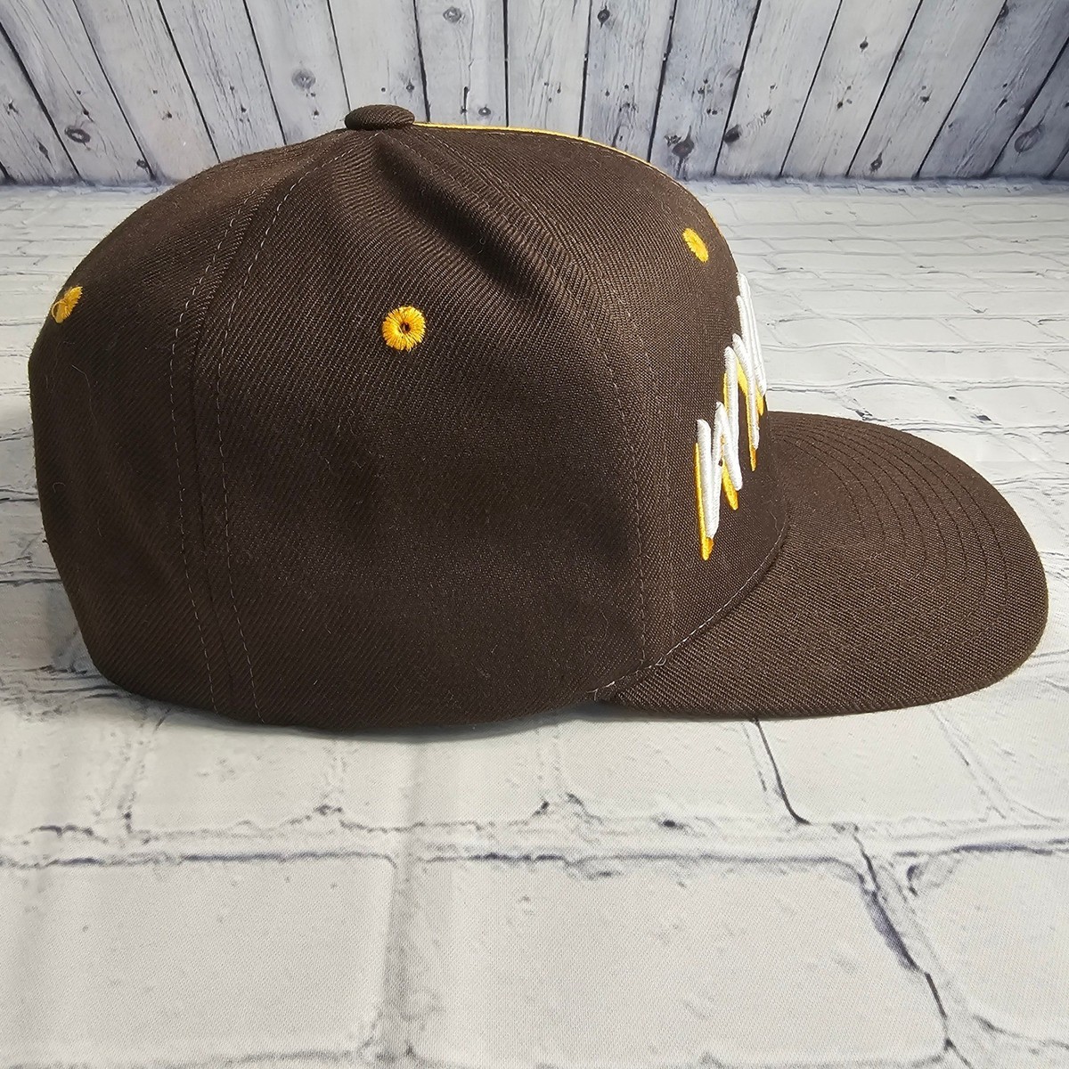 Zephyr Wyoming Cowboys WYO Snapback Hat Pistol Pete NCAA View 6