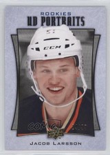 2016-17 Upper Deck UD Portraits Rookie Gold Foil 24/99 Jacob Larsson #P-82 1u0