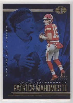 2020 Panini Illusions Trophy Collection Blue 5/75 Patrick Mahomes II #2 uk2