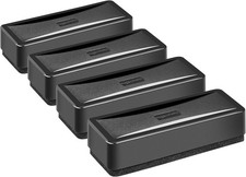 Dry-Erase Whiteboard Eraser School Office Home Classroom Black 4-Pack,