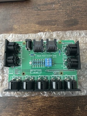 Acorn Computer Multi Port Econet Hub (2022 Version) mit 3D gedrucktem Gehäuse