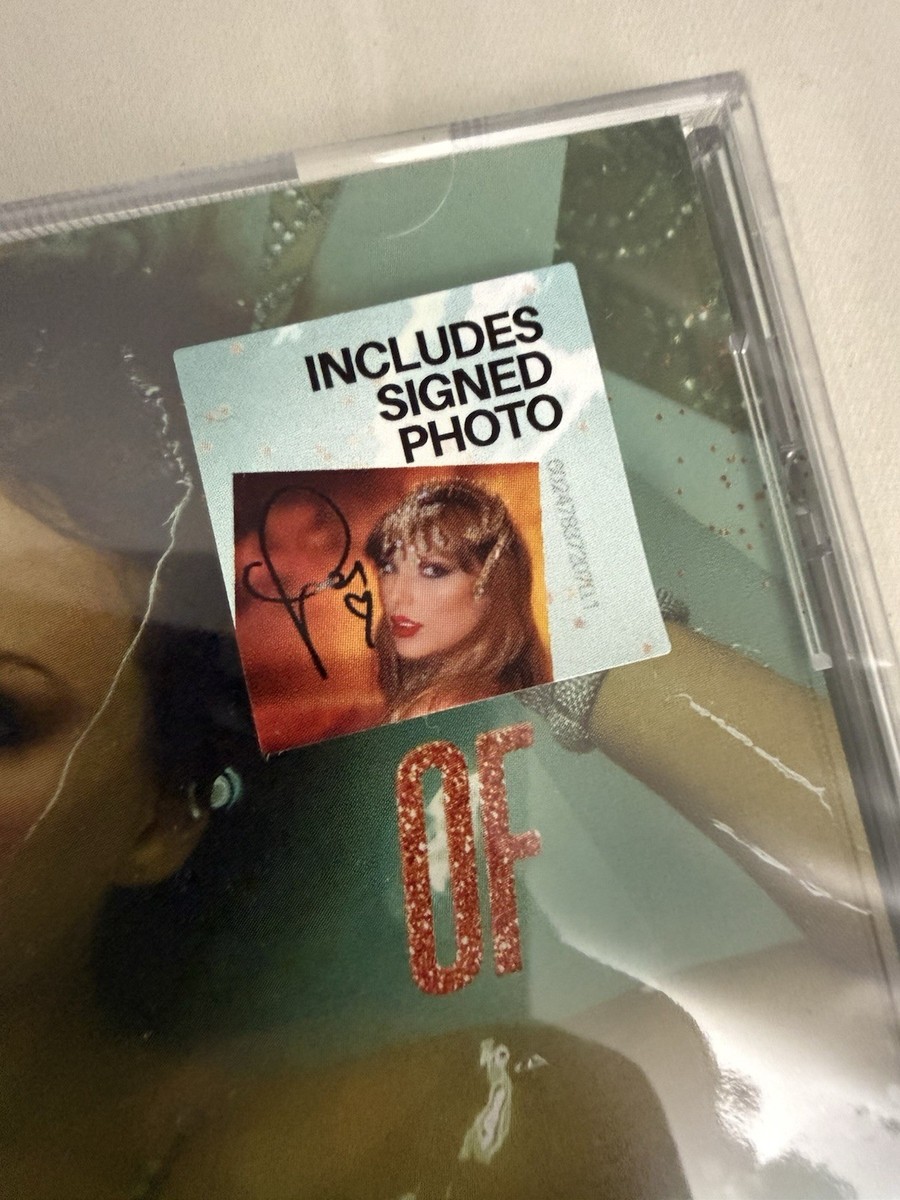 Taylor Swift -The Life of a Showgirl CD w/ Autographed / Signed