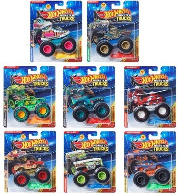 Mattel - Hot Wheels Monster Trucks 1:64 8-Piece C Assortment [New Toy] Ships I