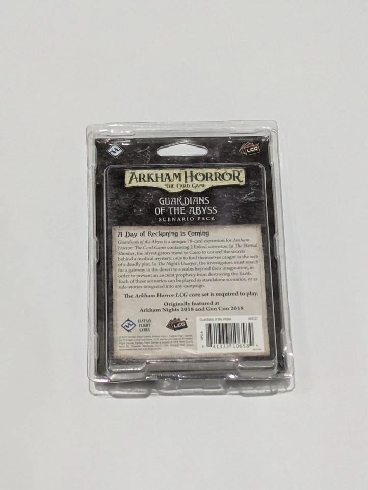 Arkham Horror Card Game LCG Guardians of the Abyss Scenario Pack New Sealed - Image 2 of 4