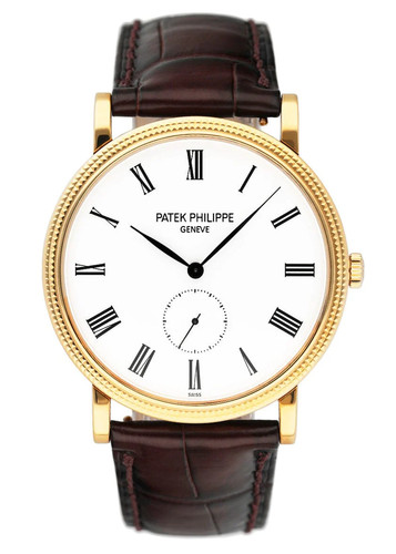 Patek Philippe Calatrava 5119J 18K Yellow Gold Mens Watch With...