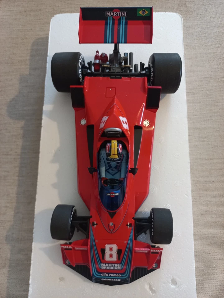MINICHAMPS 1/18 - BRABHAM BT45C - C. PACE - 1977 - MODELLO PARI AL NUOVO   - Immagine 4 di 4
