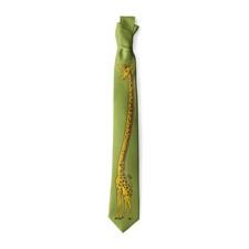 Giraffe Tie Funny Neckties for Men Zoo Tie Men's Novelty Neckties